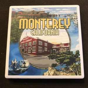 NEW! Monterey California Lantern Press Ceramic Coaster